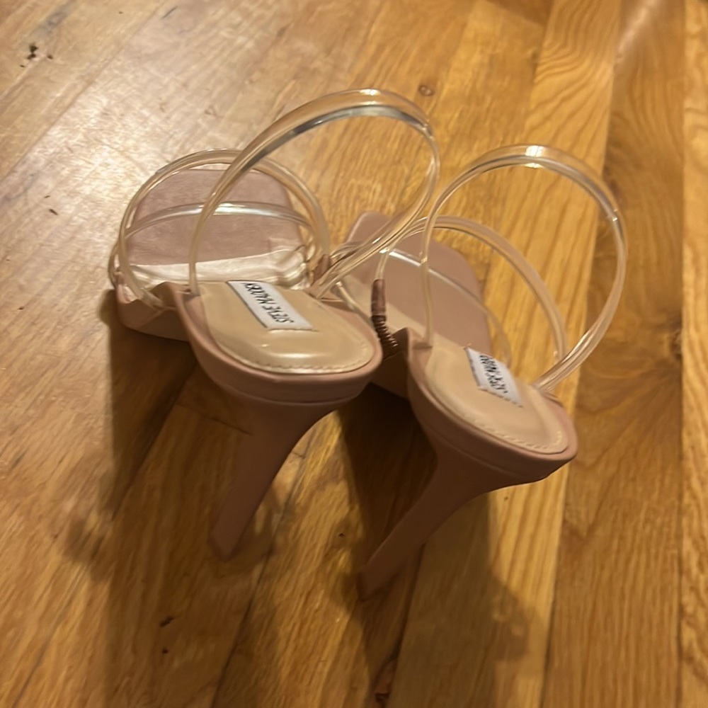 Steve Madden High Heel . Color Tan With Transpare… - image 4